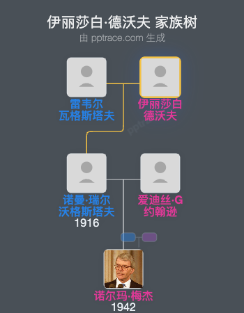 伊丽莎白·德沃夫家族树全览