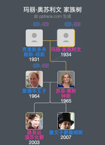 玛丽·奥苏利文家族树全览