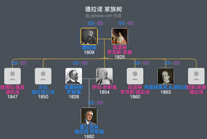 德拉诺家族树全览