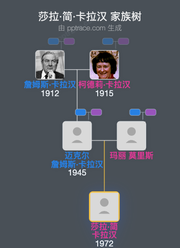 莎拉·简·卡拉汉家族树全览