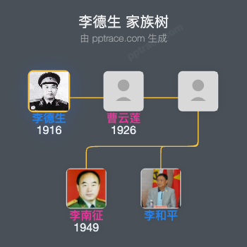 李德生 家族树全览