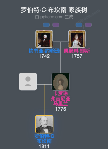 罗伯特·C·布坎南家族树全览