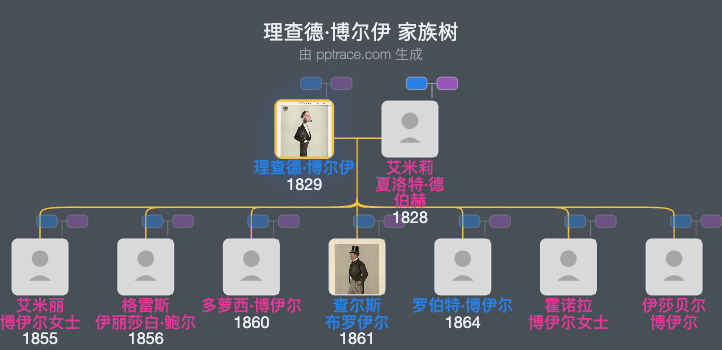 理查德·博尔伊，第九代考克伯爵家族树全览
