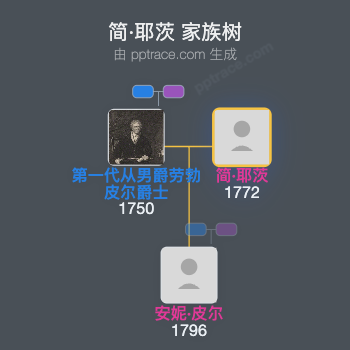 简·耶茨家族树全览