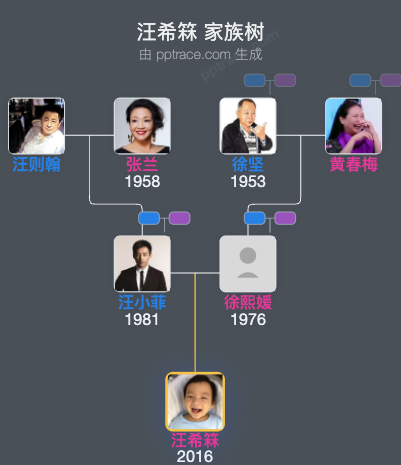 汪希箖 家族树全览