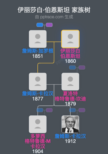 伊丽莎白·伯恩斯坦家族树全览