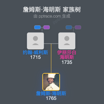 詹姆斯·海明斯家族树全览