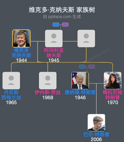 维克多·克纳夫斯家族树全览