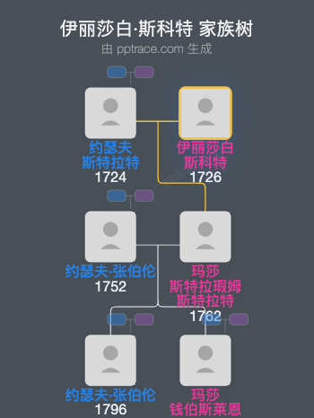 伊丽莎白·斯科特家族树全览