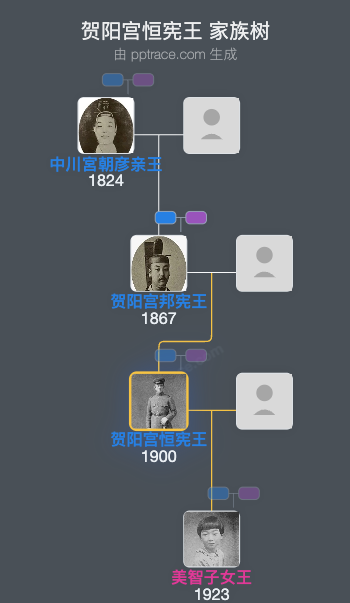 贺阳宫恒宪王家族树全览