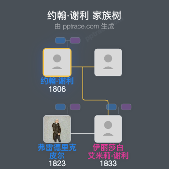 约翰·谢利家族树全览