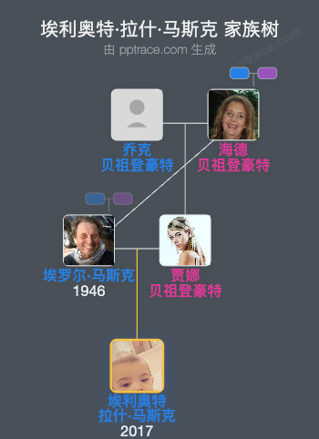 埃利奥特·拉什·马斯克 家族树全览