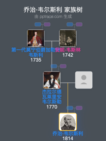 乔治·韦尔斯利家族树全览