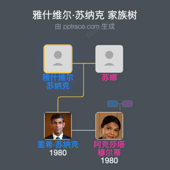 雅什维尔·苏纳克家族树全览