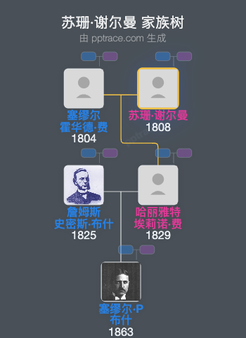 苏珊·谢尔曼家族树全览