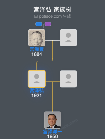 宫泽弘家族树全览