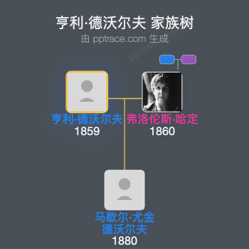 亨利·德沃尔夫家族树全览