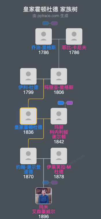 皇家霍顿杜德家族树全览