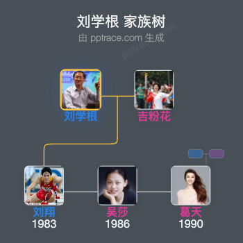 刘学根家族树全览