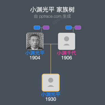 小渊光平家族树全览