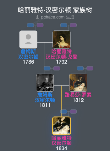 哈丽雅特·汉密尔顿家族树全览