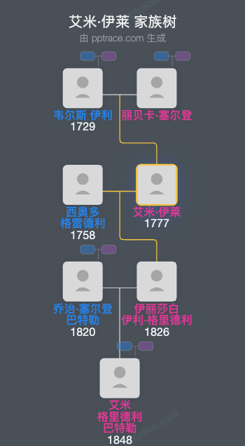 艾米·伊莱家族树全览