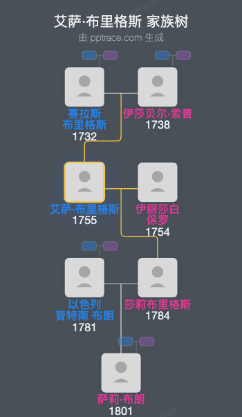 艾萨·布里格斯家族树全览