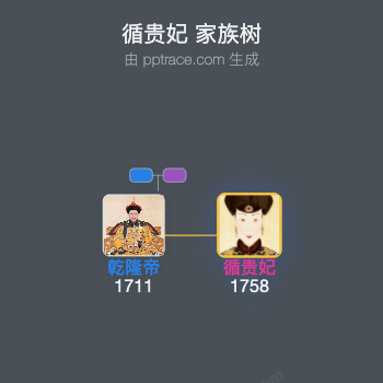 循贵妃家族树全览