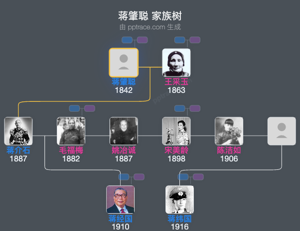 蒋肇聪 家族树全览