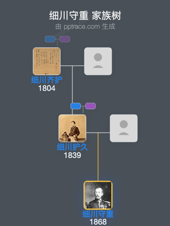 细川守重家族树全览