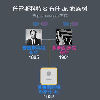 普雷斯科特·S·布什 Jr. 家族树全览