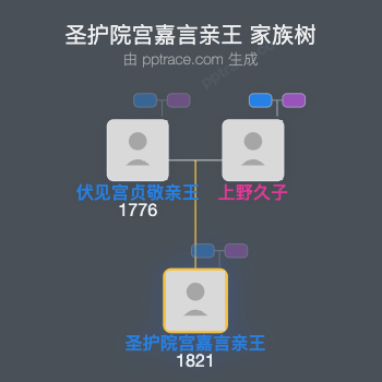 圣护院宫嘉言亲王家族树全览