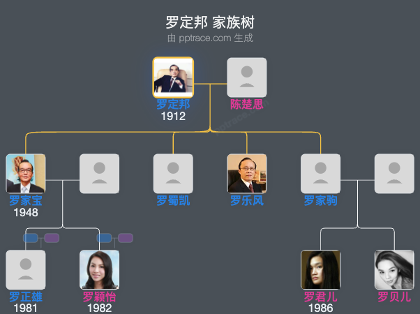 罗定邦 家族树全览