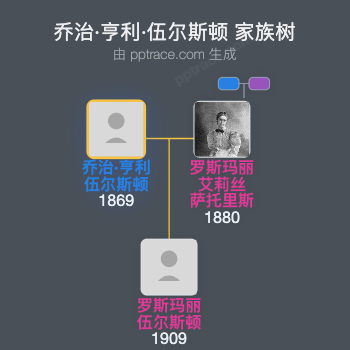 乔治·亨利·伍尔斯顿家族树全览