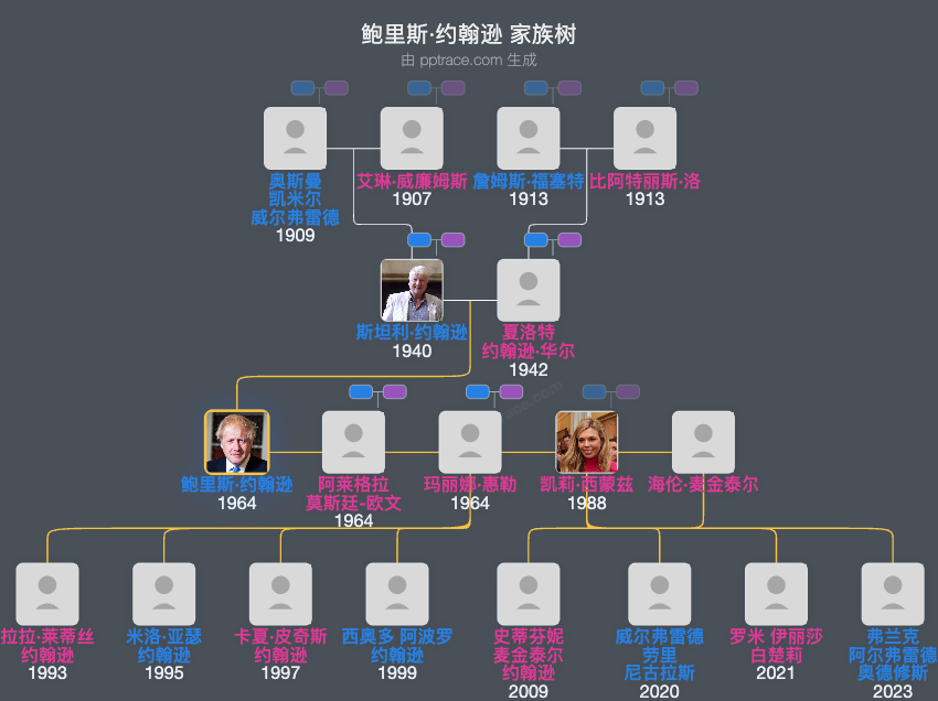 鲍里斯·约翰逊家族树全览