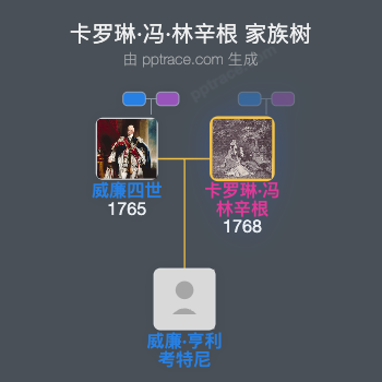 卡罗琳·冯·林辛根家族树全览