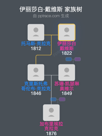 伊丽莎白·戴维斯家族树全览