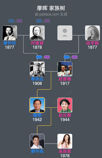 廖晖 家族树全览