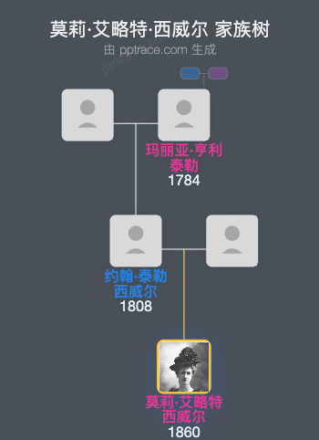 莫莉·艾略特·西威尔家族树全览