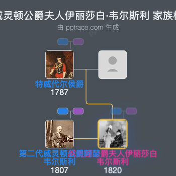 威灵顿公爵夫人伊丽莎白·韦尔斯利家族树全览