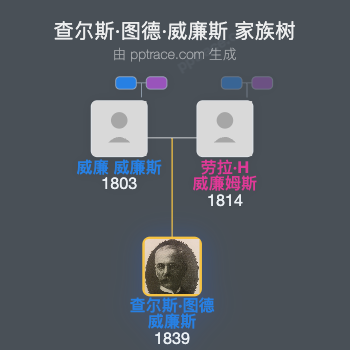 查尔斯·图德·威廉斯家族树全览