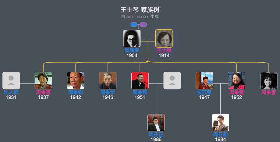 王士琴 家族树全览