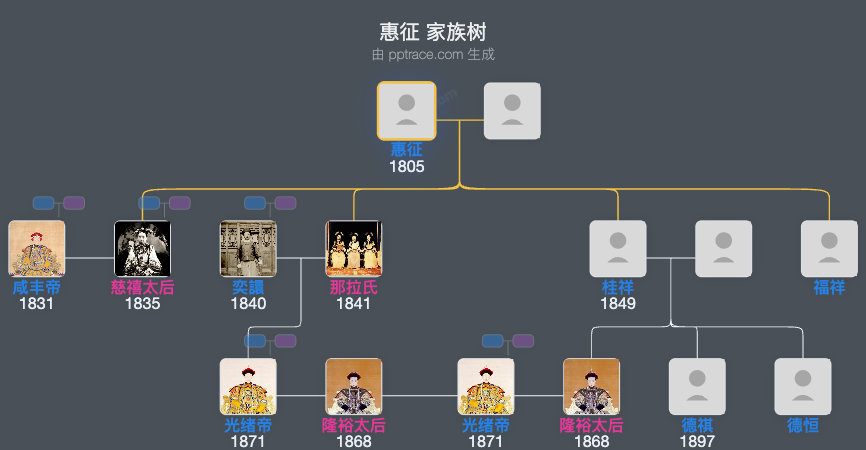 惠征家族树全览