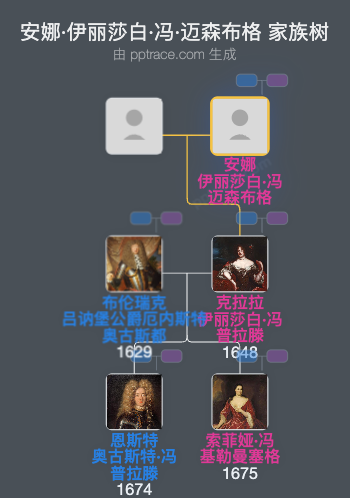 安娜·伊丽莎白·冯·迈森布格家族树全览