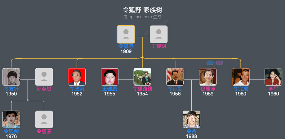 令狐野 家族树全览