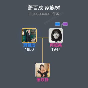 萧百成 家族树全览