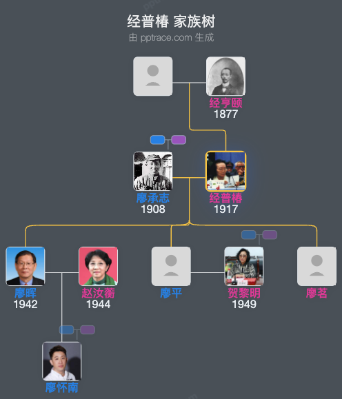 经普椿 家族树全览