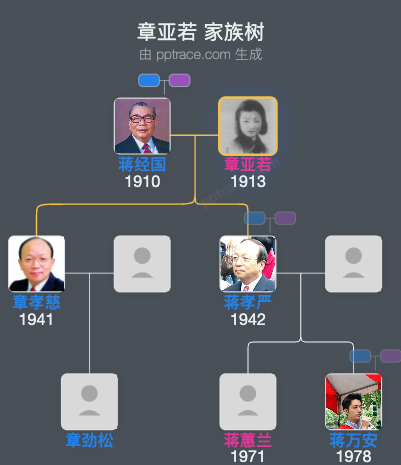 章亚若 家族树全览