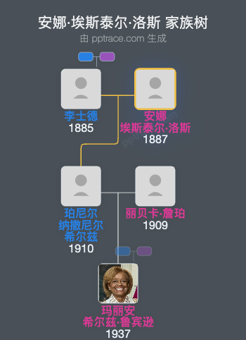 安娜·埃斯泰尔·洛斯家族树全览