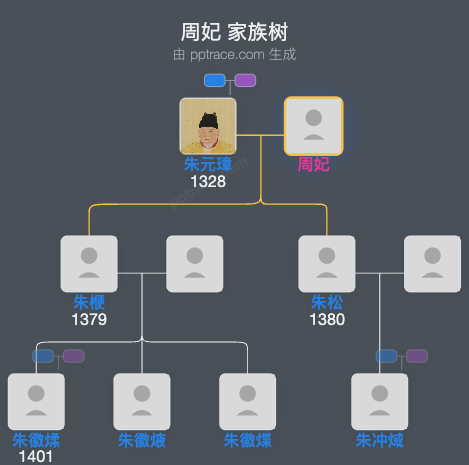 周妃家族树全览